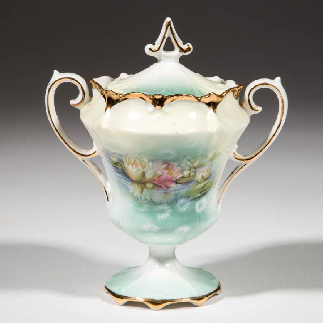 R.S. PRUSSIA CERAMIC SUGAR BOWL (1 of 1)