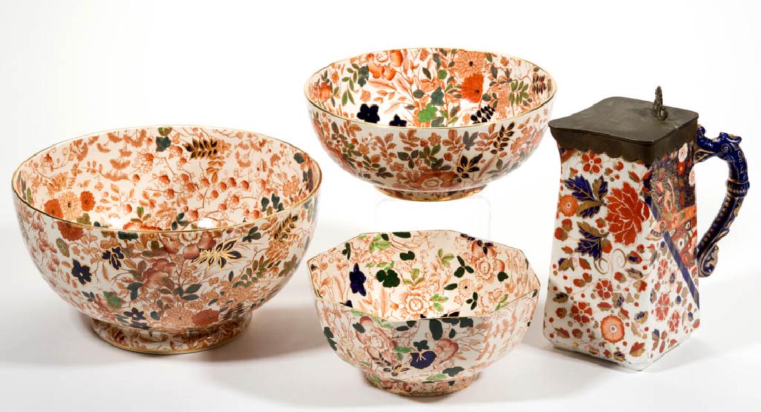 ENGLISH CERAMIC ARTICLES, LOT OF FOUR (1 of 1)