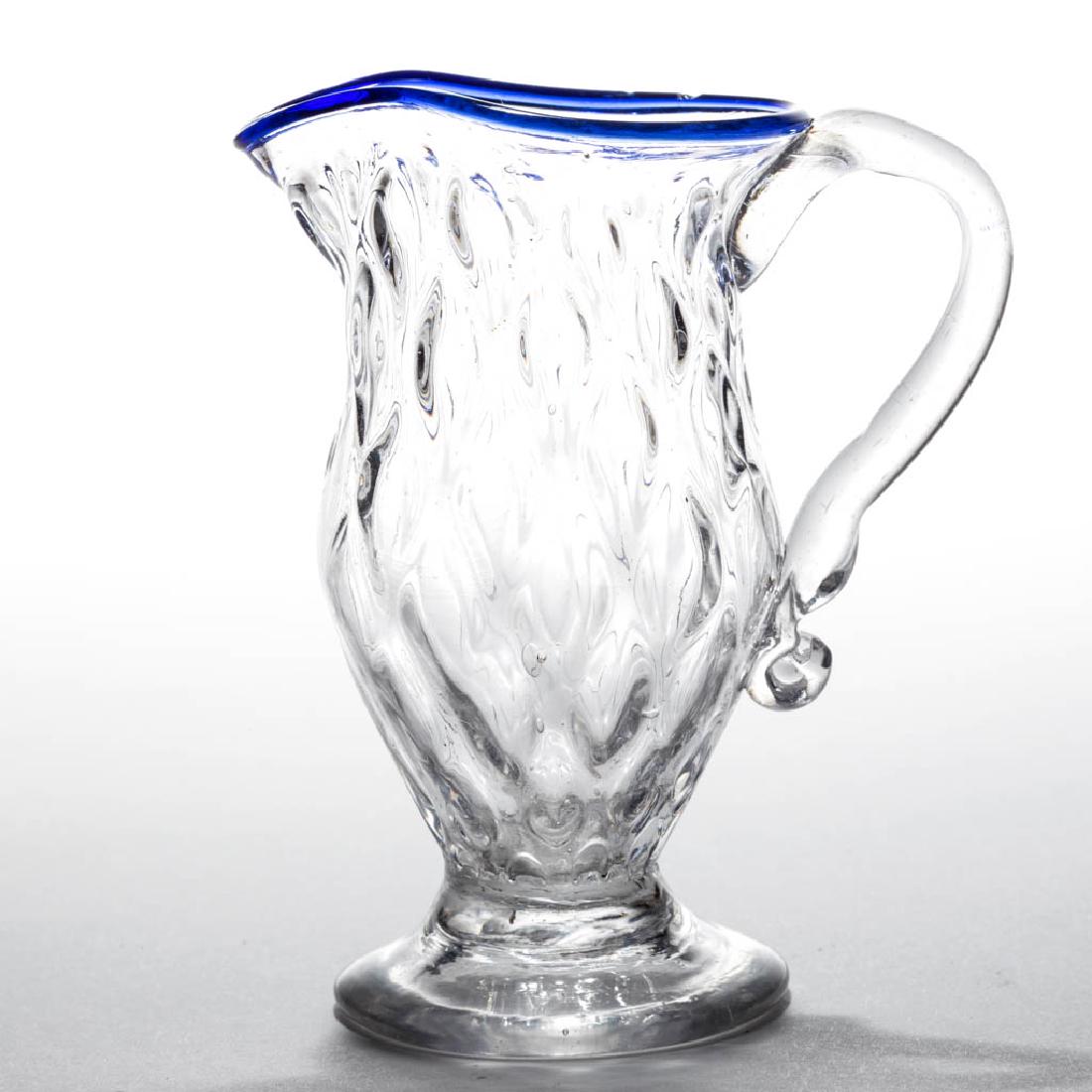 PATTERN-MOLDED DIAMOND QUILT CREAM JUG / PITCHER (1 of 1)