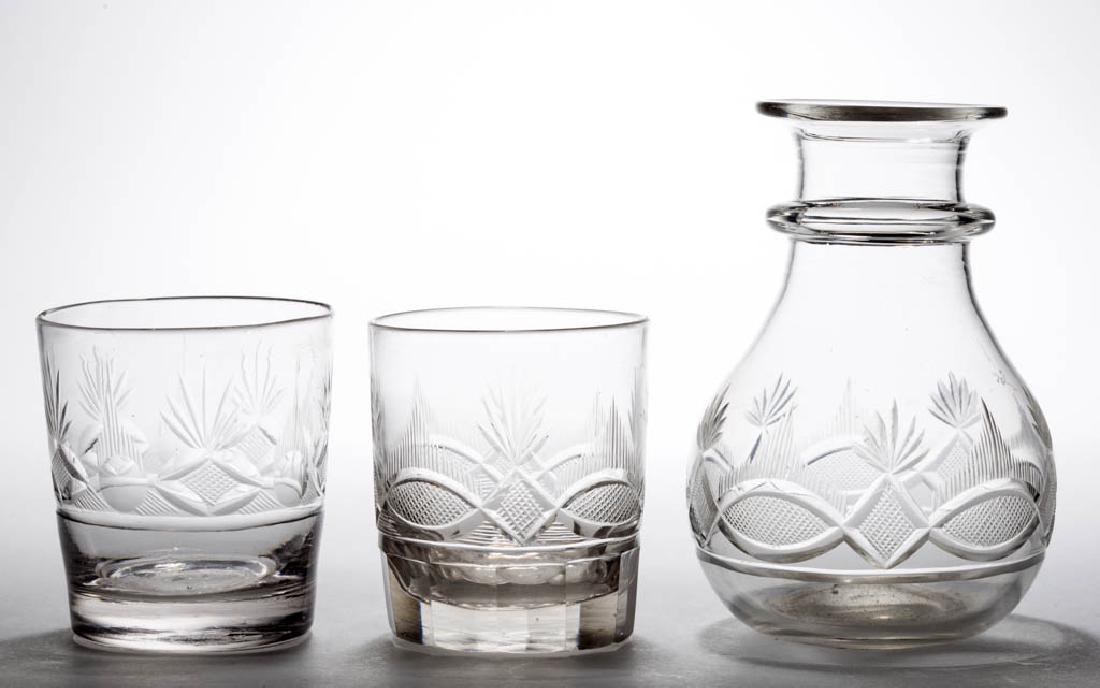 ASSORTED CUT PATTERN DRINKING ARTICLES, LOT OF THREE (1 of 1)