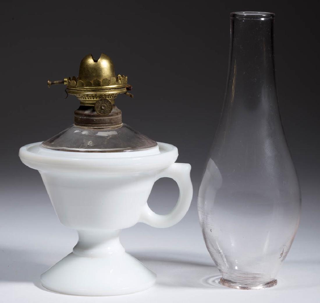 ADAMS & CO. NO. 405 KEROSENE FOOTED FINGER LAMP (1 of 1)