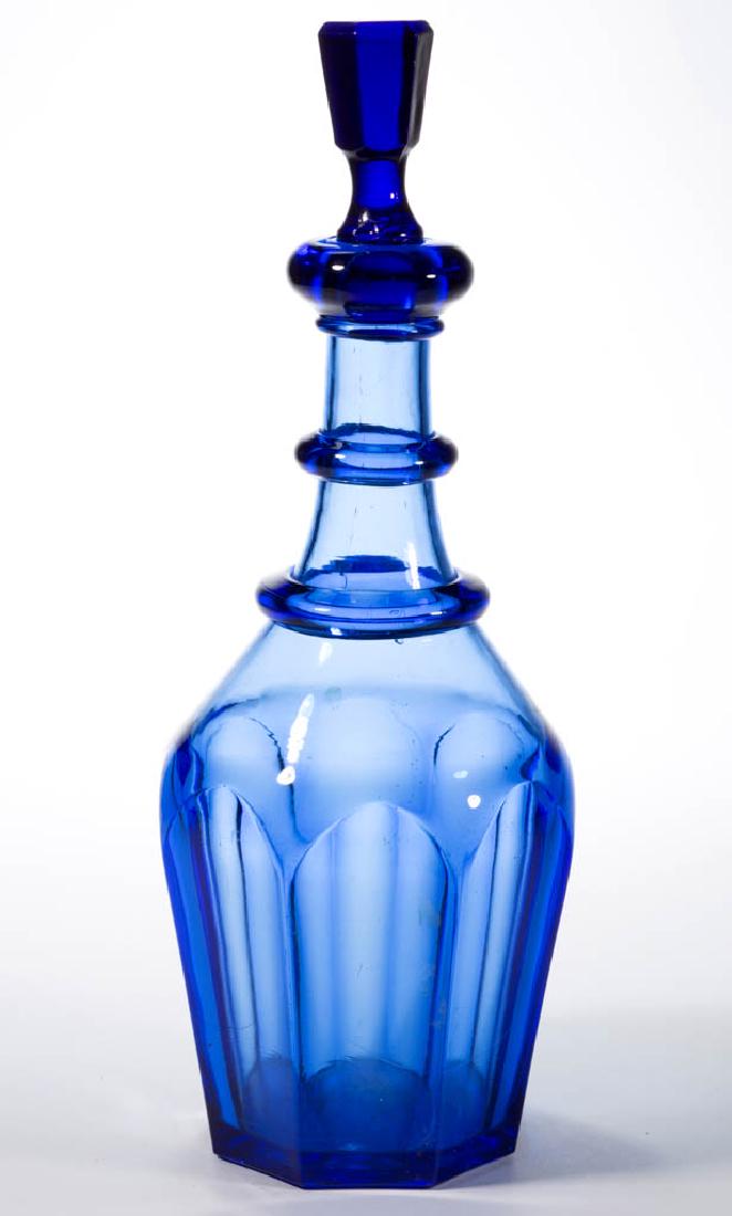 PRESSED EIGHT-FLUTE QUART BAR DECANTER (1 of 1)