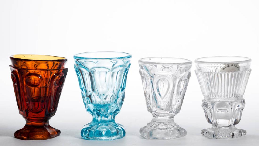 ASSORTED PRESSED TOY SPOON HOLDERS / FOOTED TUMBLERS, (1 of 1)