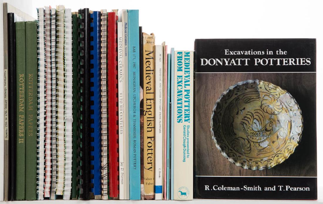 ASSORTED ENGLISH MEDIEVAL CERAMIC VOLUMES / RESEARCH (1 of 1)