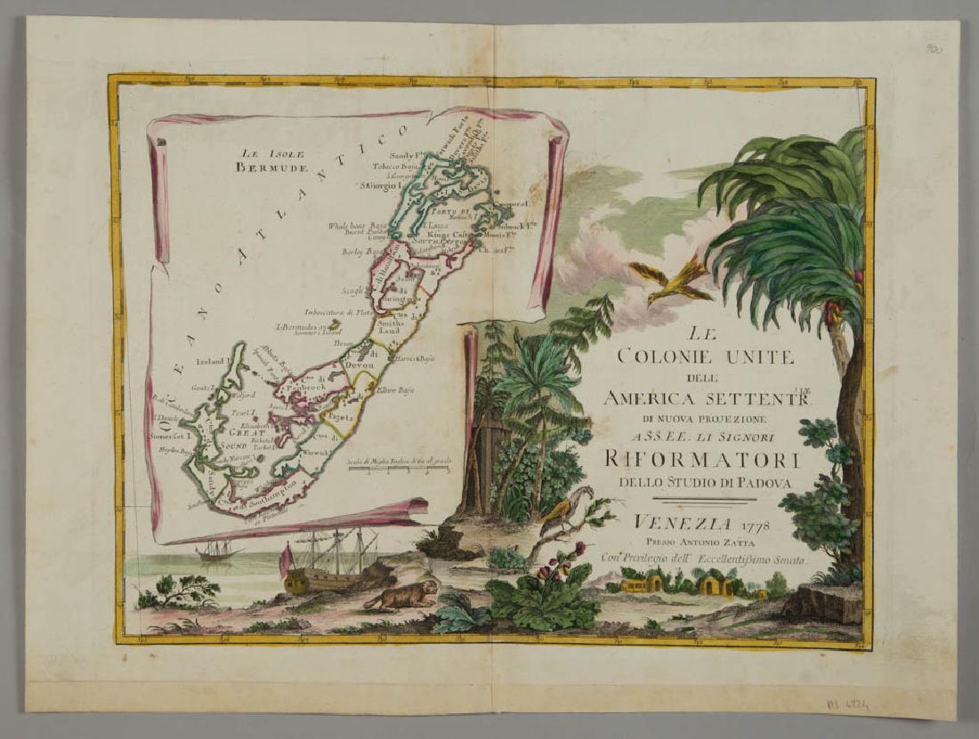 ANTONIO ZATTA (ITALIAN, 18TH CENTURY) MAP / ATLAS OF (1 of 13)