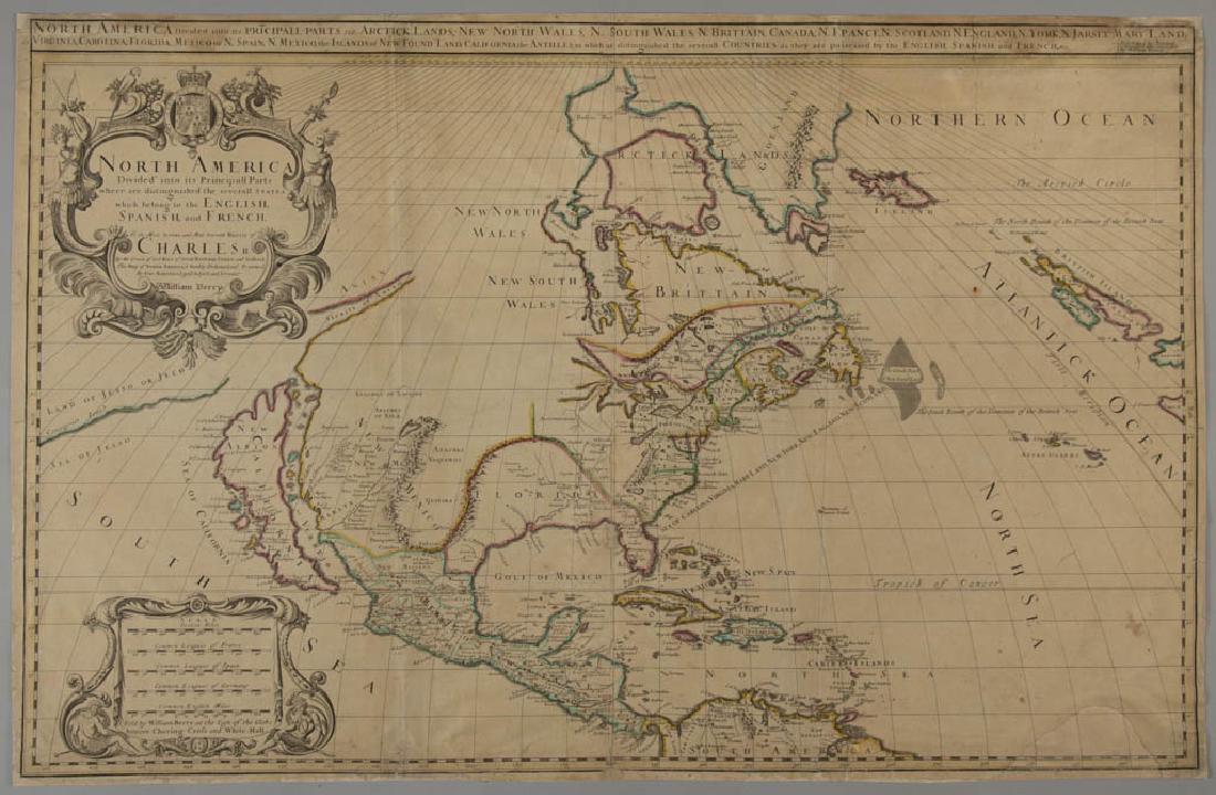 AFTER NICOLAS SANSON (FRENCH, 1600-1667) MAP OF NORTH (1 of 8)
