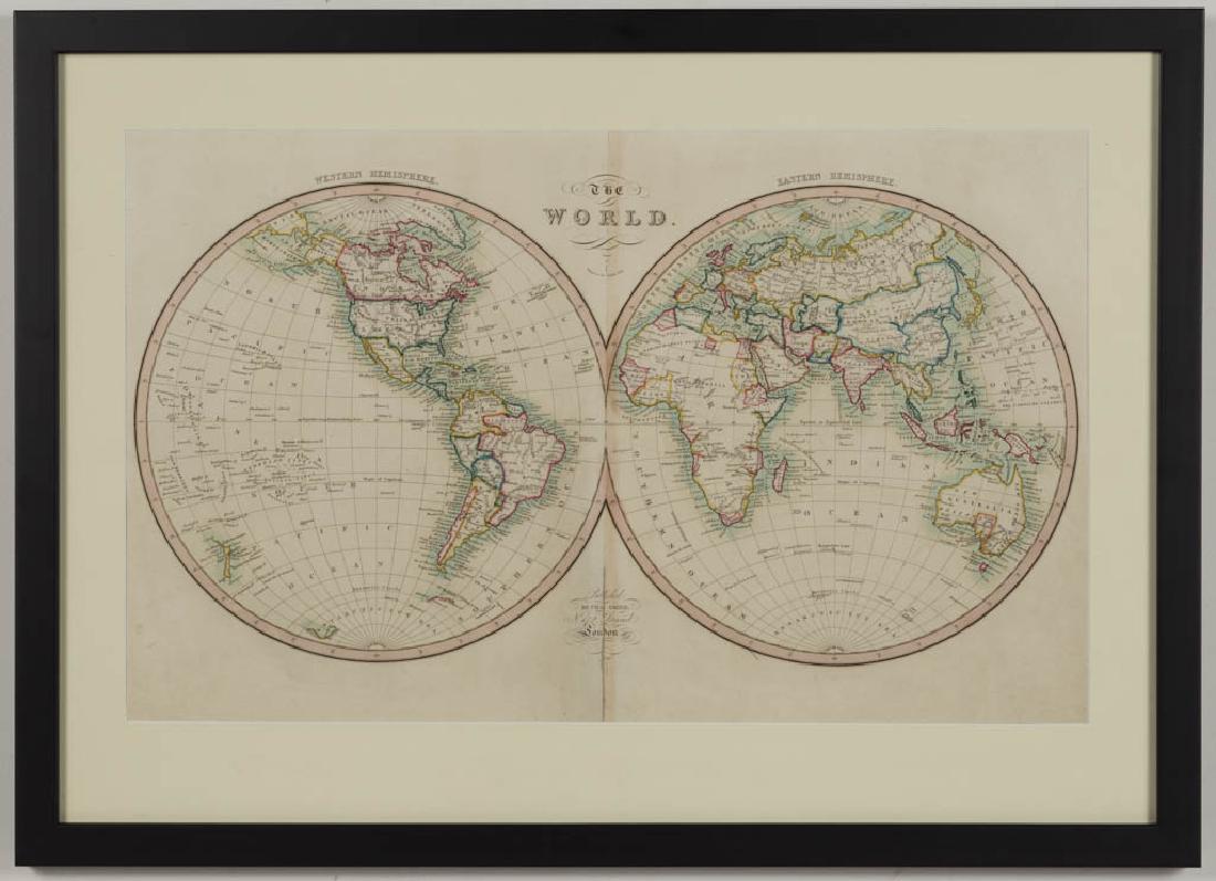CHARLES SMITH (ENGLISH, 1768-1854) MAP OF THE WORLD (1 of 2)