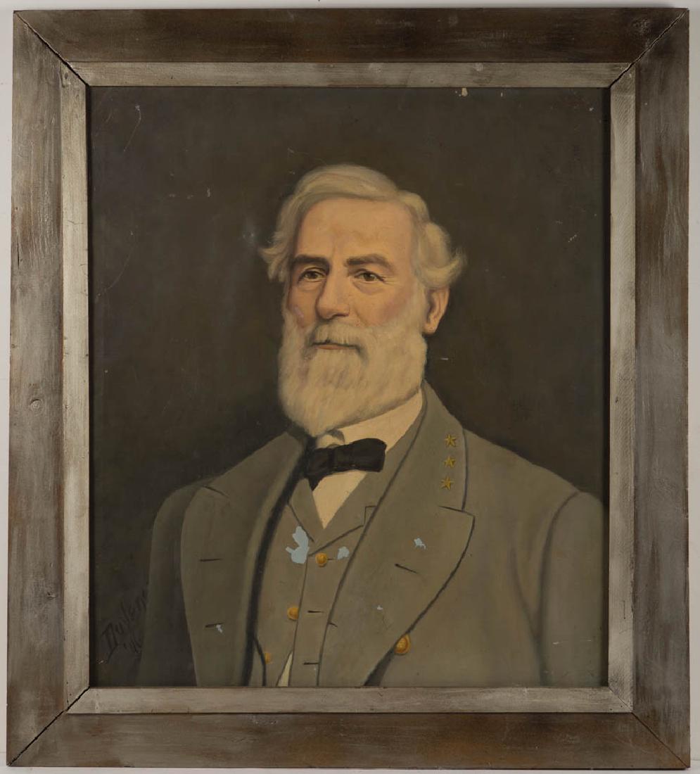 AMERICAN SCHOOL (20TH CENTURY) FOLK ART PORTRAIT OF (1 of 5)