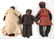 BLACK AMERICANA CLOTH DOLLS, LOT OF THREE