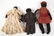 BLACK AMERICANA CLOTH DOLLS, LOT OF THREE - 2