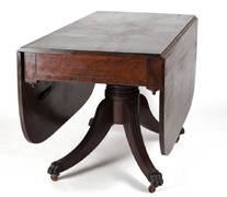 BALTIMORE CLASSICAL MAHOGANY FALL-LEAF BREAKFAST TABLE (1 of 2)