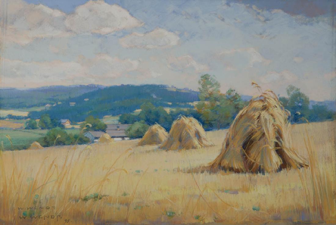 WILLIAM WENDT (AMERICAN, 1865-1946) LANDSCAPE (1 of 3)