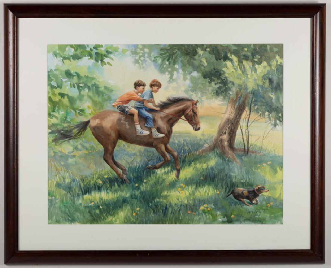 MARY WHYTE (SOUTH CAROLINA, B. 1953) GENRE PAINTING (1 of 2)