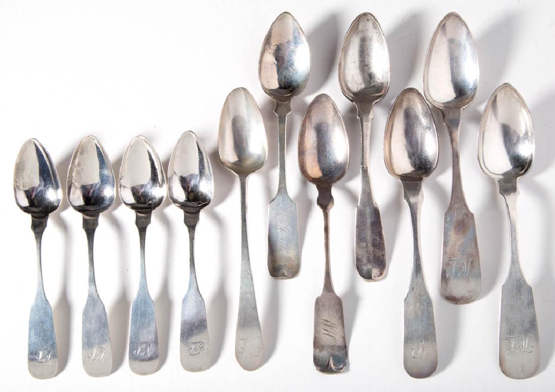 PENNSYLVANIA COIN SILVER SPOONS, LOT OF 11 (1 of 1)