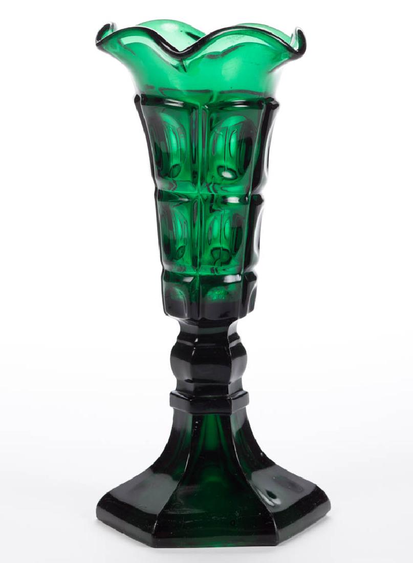 PRESSED THREE-PRINTIE BLOCK VASE (1 of 1)