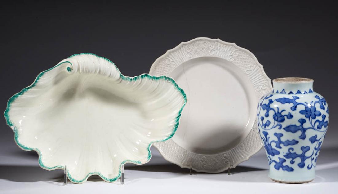 ASSORTED CERAMIC ARTICLES, LOT OF THREE (1 of 2)