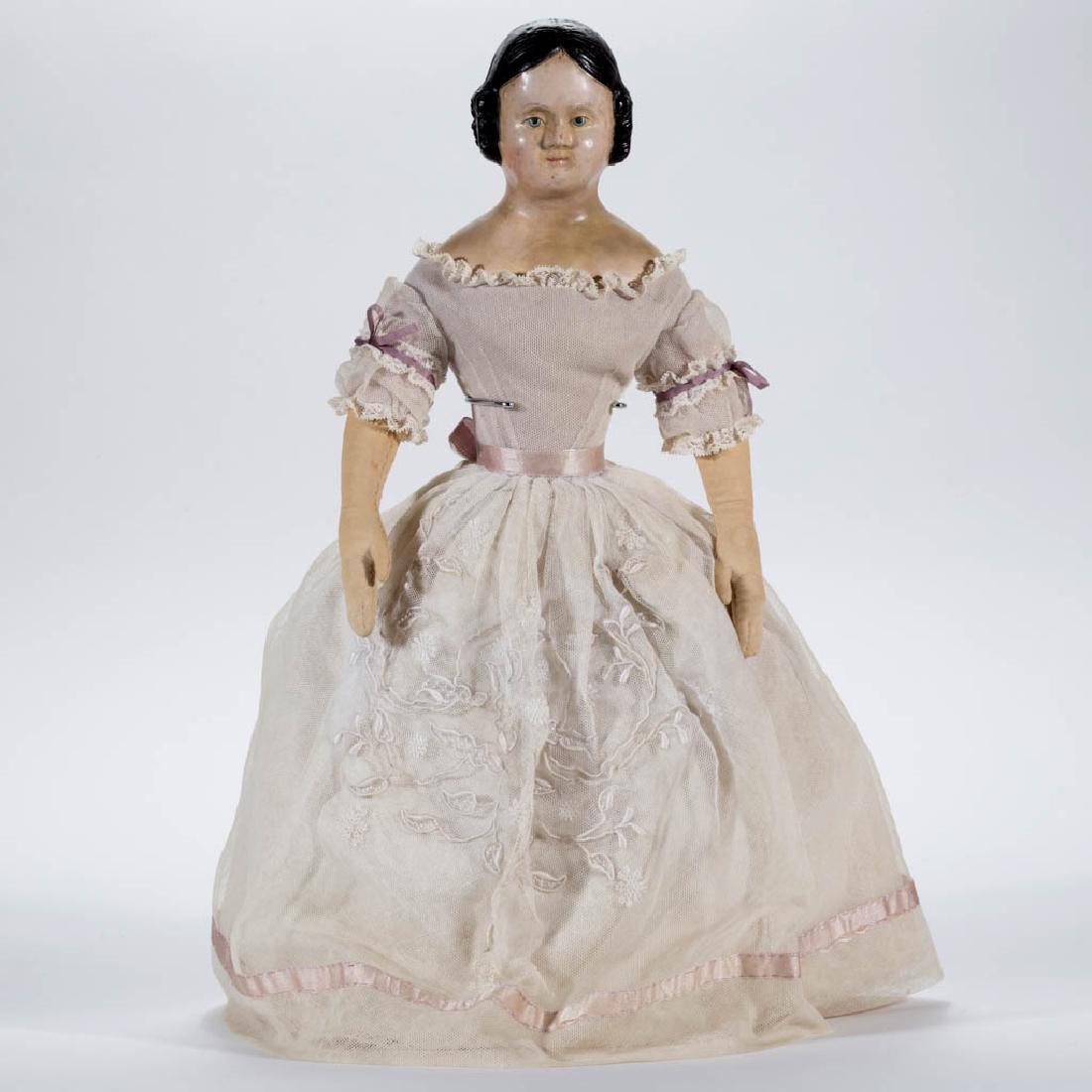 GREINER-TYPE PAPIER-MACHE DOLL (1 of 3)