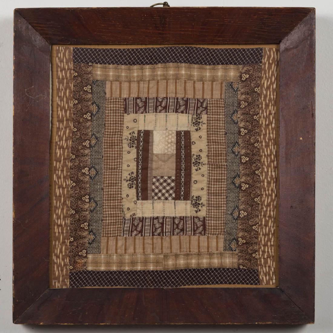 AMERICAN PIECED LOG CABIN QUILT SQUARE (1 of 1)