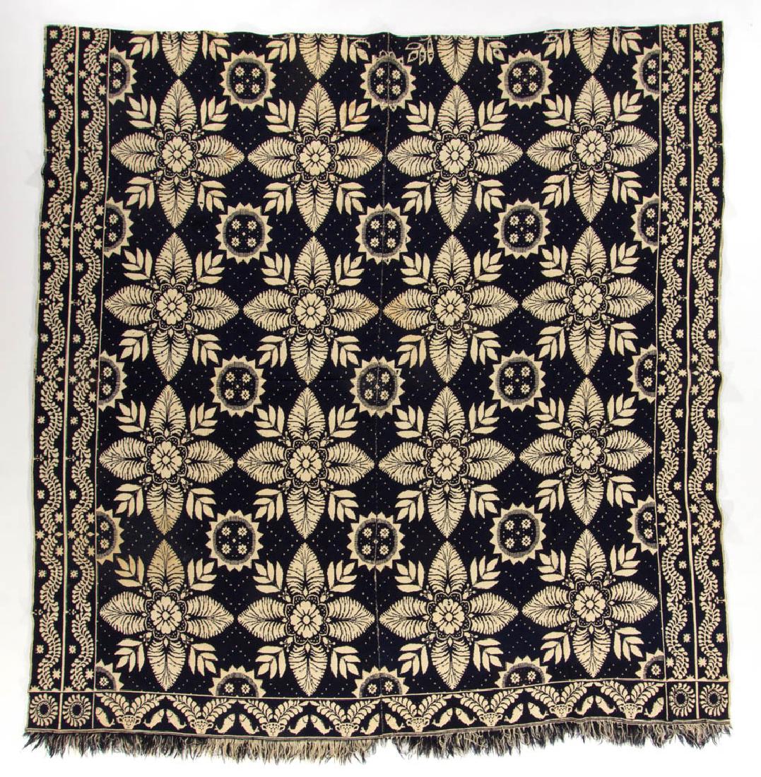 AMERICAN JACQUARD COVERLET (1 of 5)