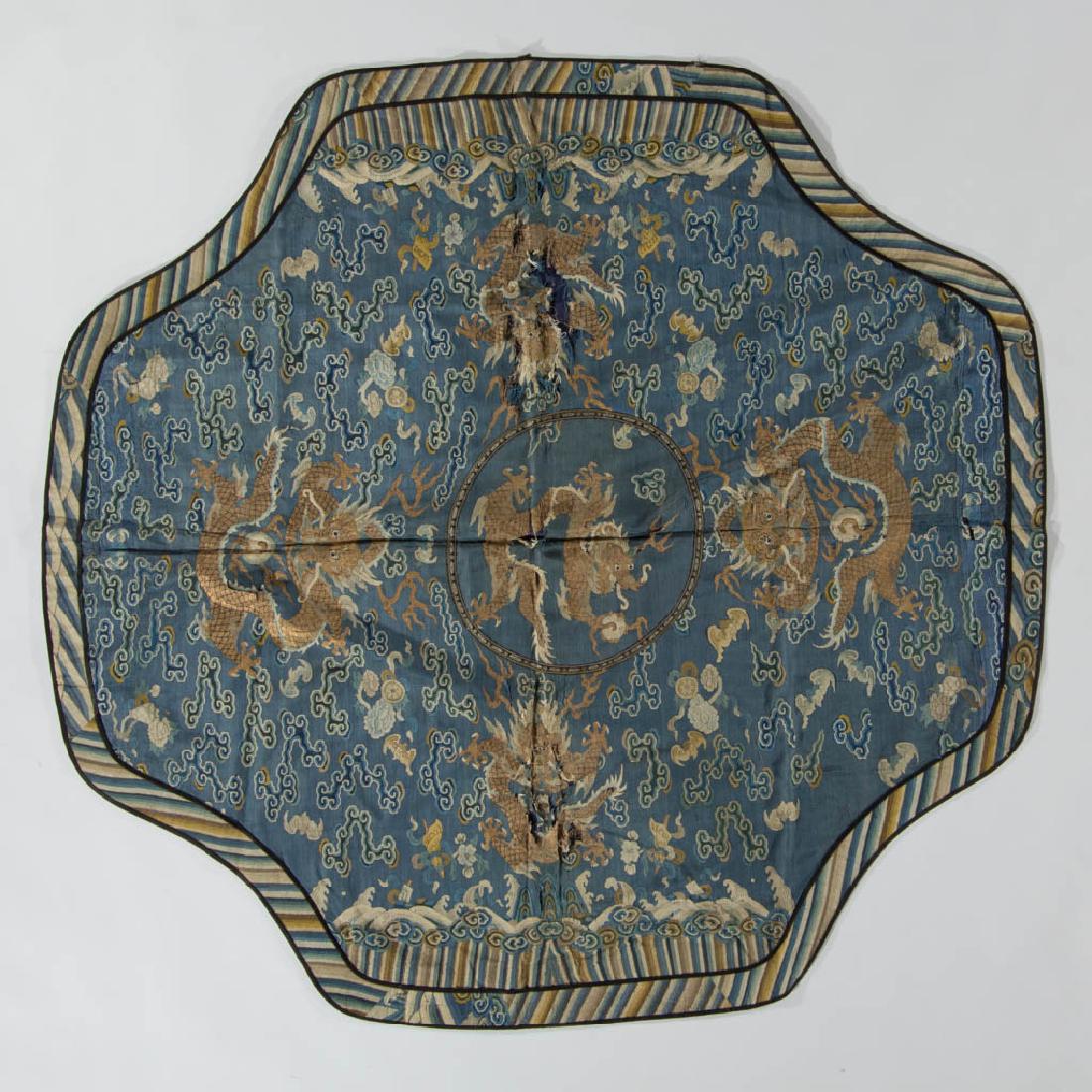 CHINESE APPLIQUED AND EMBROIDERED SILK ALTAR COVER (1 of 9)