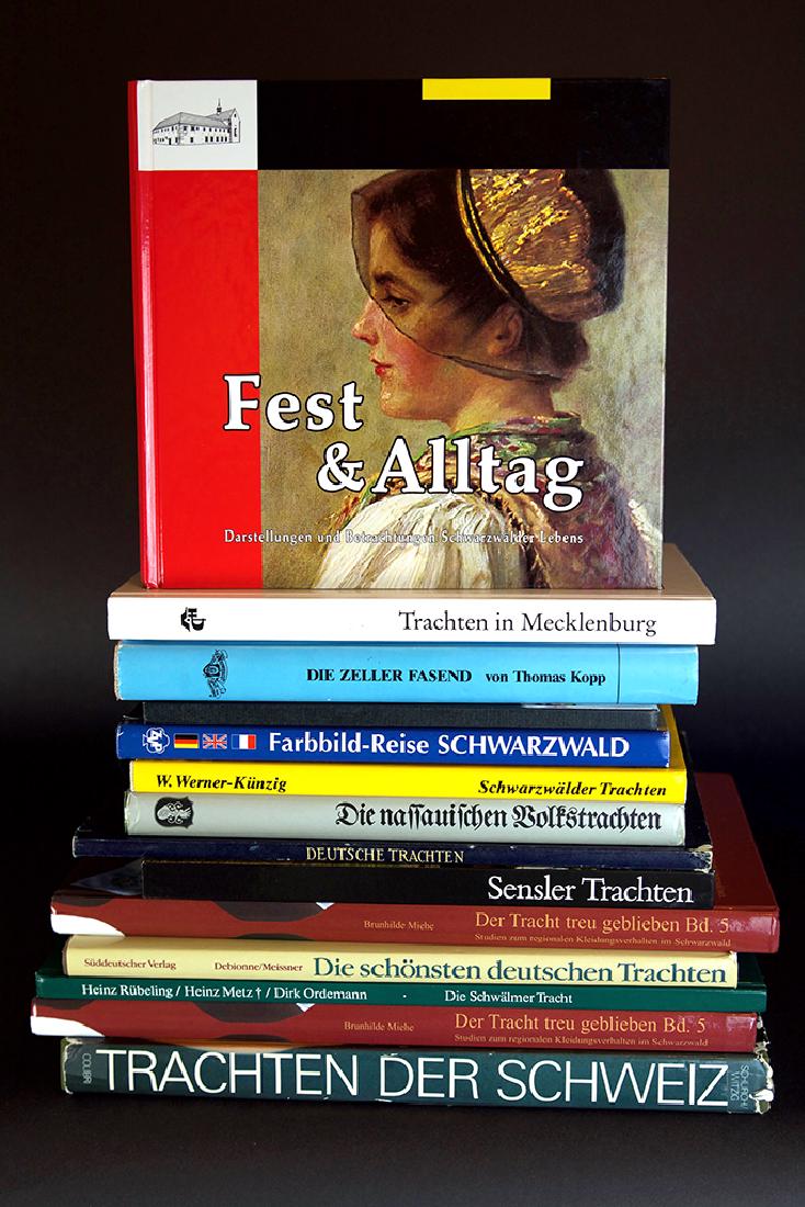 GERMAN FOLK COSTUME REFERENCE VOLUMES, LOT OF 14 (1 of 1)