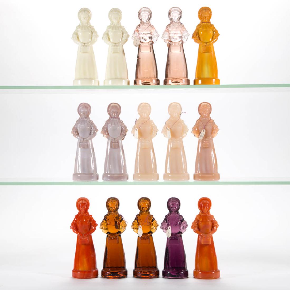 DEGENHART GLASS PRISCILLA / COLONIAL LADY FIGURES, LOT (1 of 1)