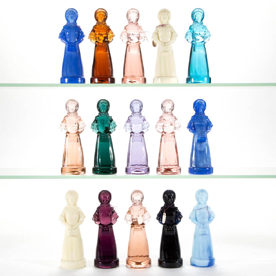 DEGENHART GLASS PRISCILLA / COLONIAL LADY FIGURES, LOT (1 of 1)