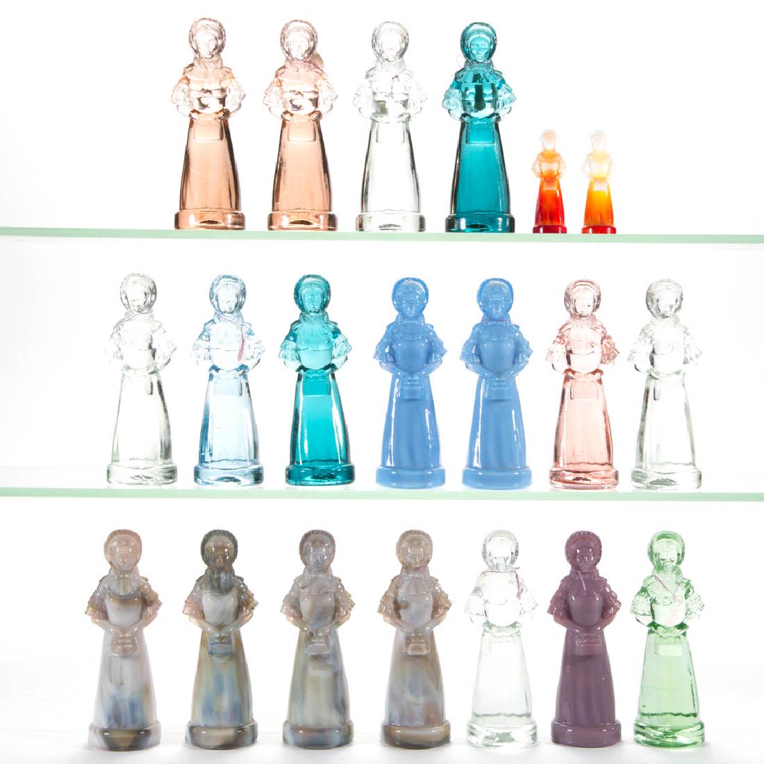 DEGENHART GLASS PRISCILLA / COLONIAL LADY FIGURES, LOT (1 of 1)