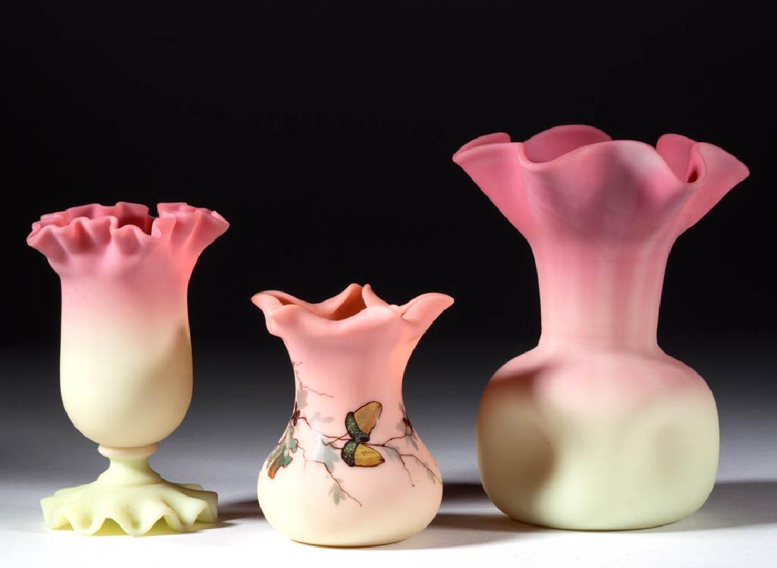 WEBB BURMESE VASES, LOT OF THREE (1 of 1)