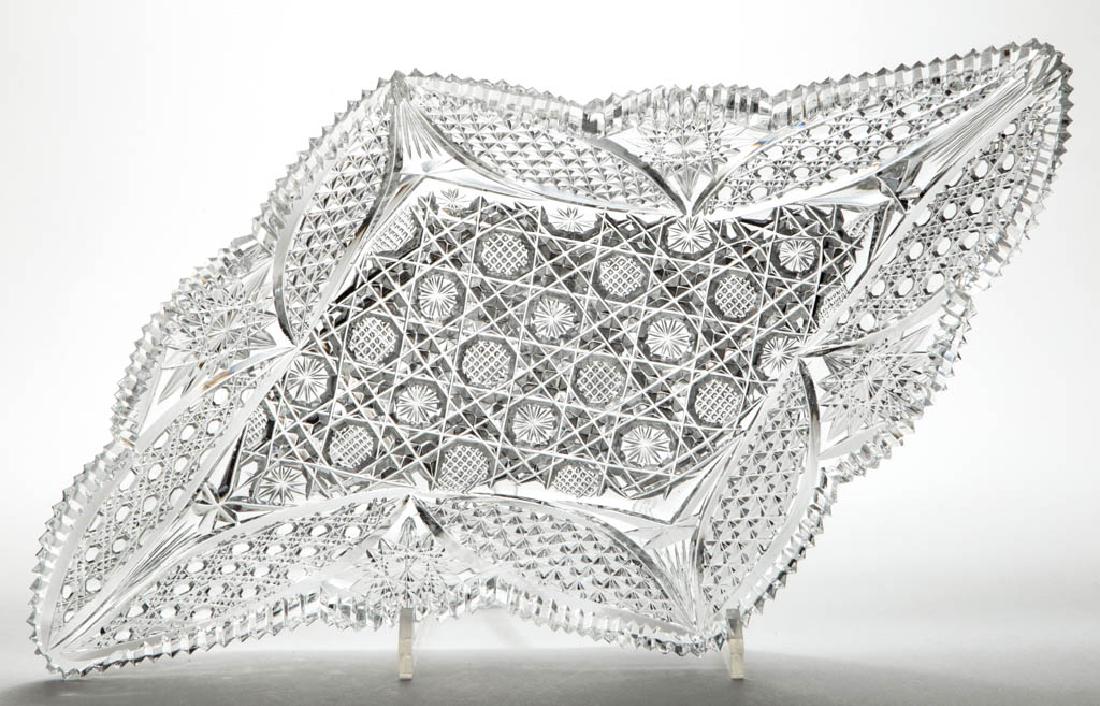 AMERICAN BRILLIANT CUT GLASS DISH (1 of 2)