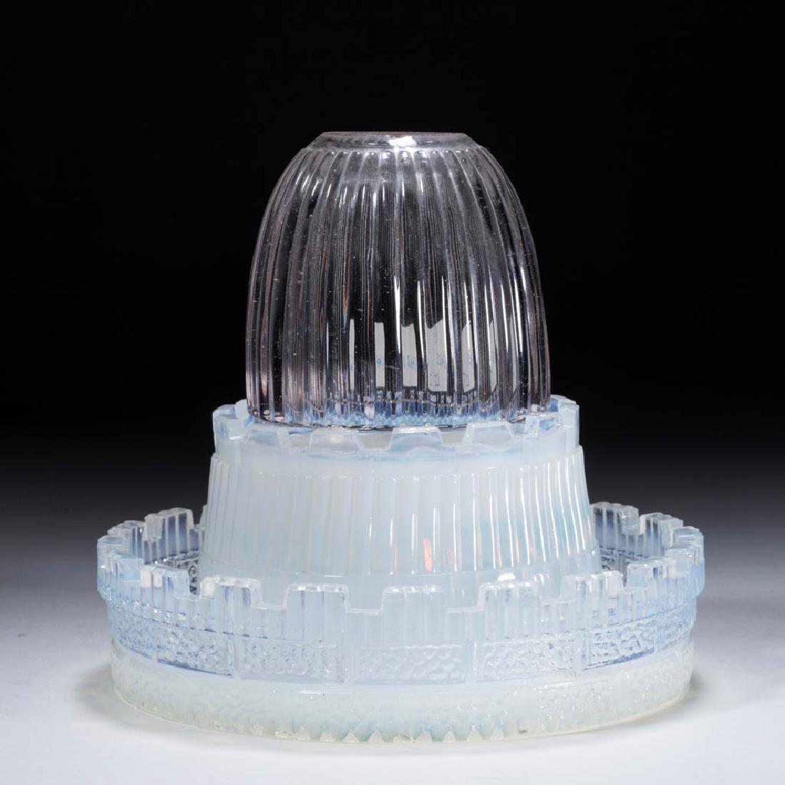 CASTLE-FORM GLASS FAIRY LAMP (1 of 1)