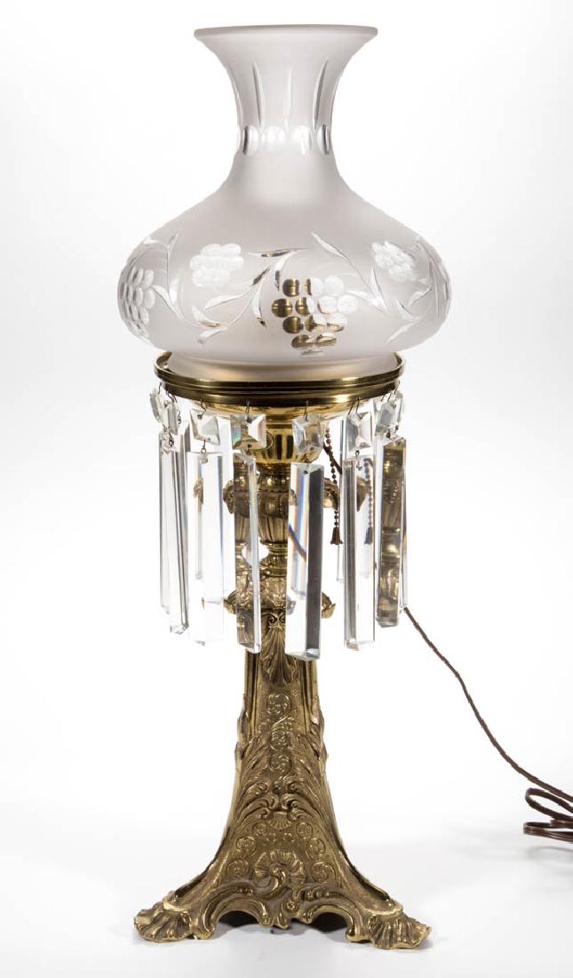 CORNELIUS & CO. BRASS SOLAR STAND LAMP (1 of 3)