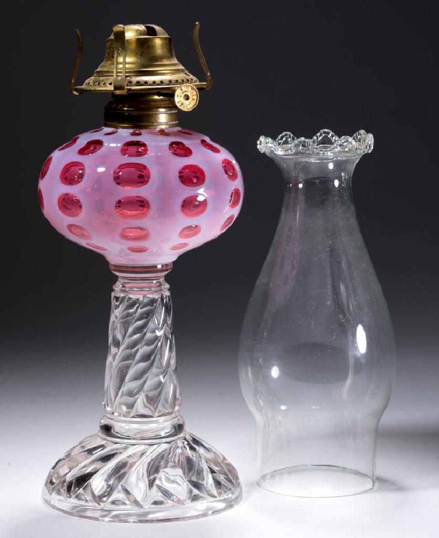 POLKA DOT KEROSENE STAND LAMP (1 of 1)