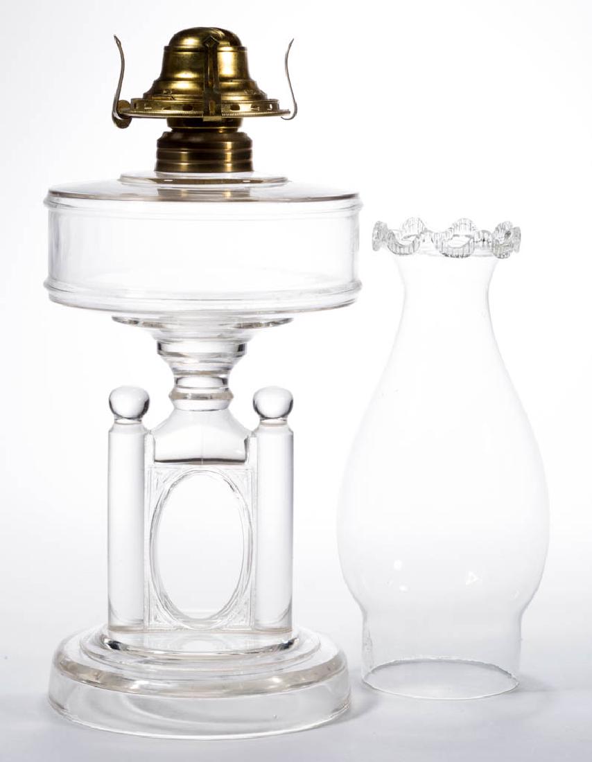 PICTURE FRAME KEROSENE STAND LAMP