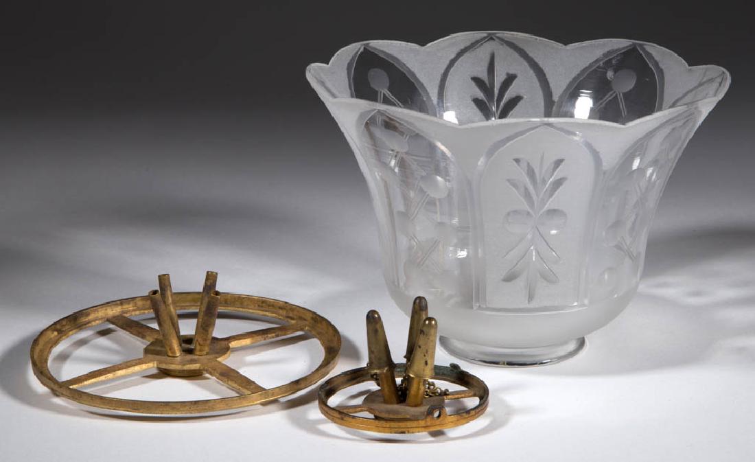 BRASS FLUID BURNERS / SHADE RINGS, LOT OF TWO (1 of 1)