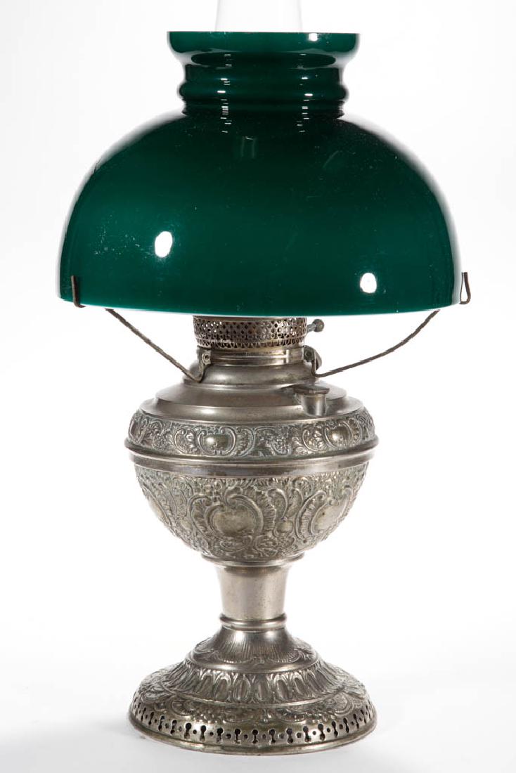 E. MILLER THE NEW JUNO NO. 2 KEROSENE STAND LAMP (1 of 1)