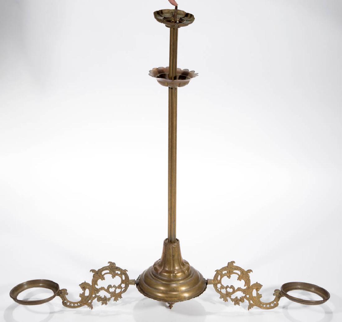 ASTRAL / SOLAR BRASS BRACKET LAMP FRAME (1 of 2)