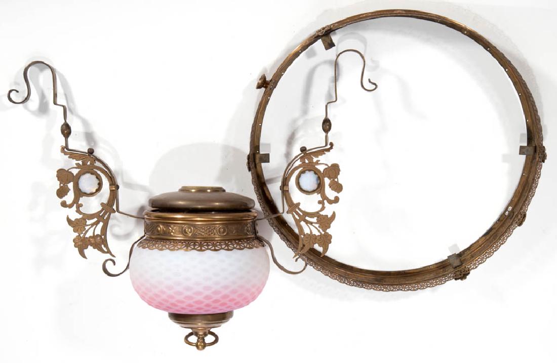 EDWARD MILLER DIAMOND-QUILT MOTHER-OF-PEARL HANGING / (1 of 1)