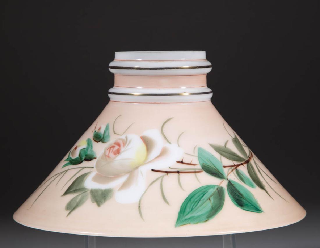 DECORATED-OPAL CONE LAMP SHADE (1 of 1)