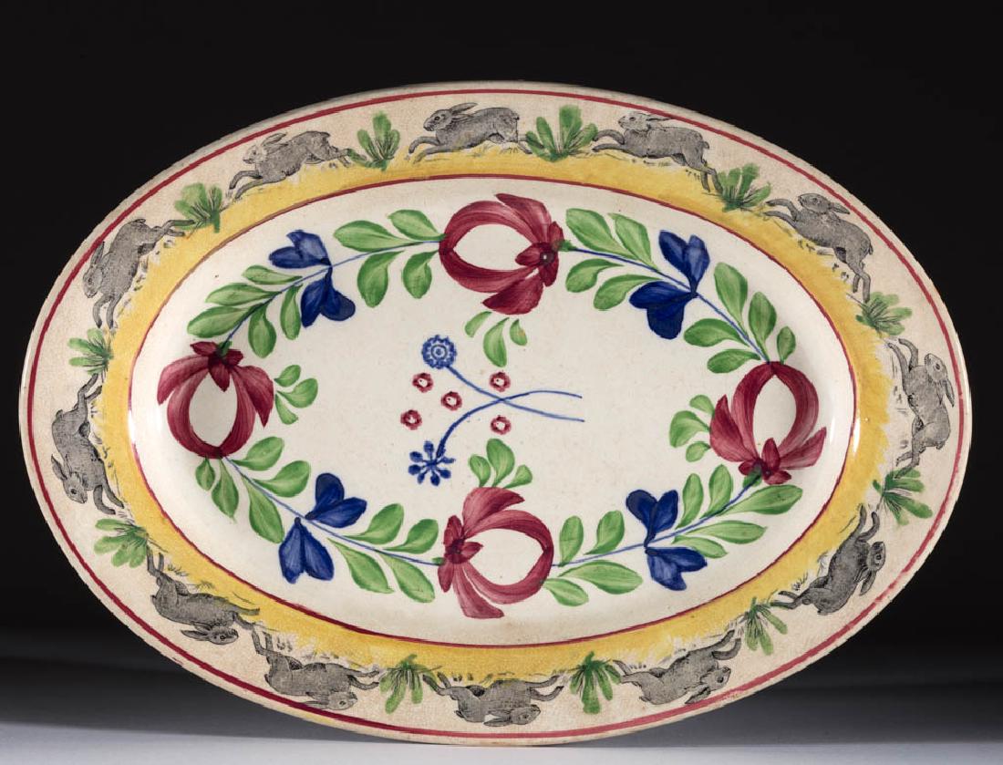 ENGLISH RABBITWARE PLATTER (1 of 1)