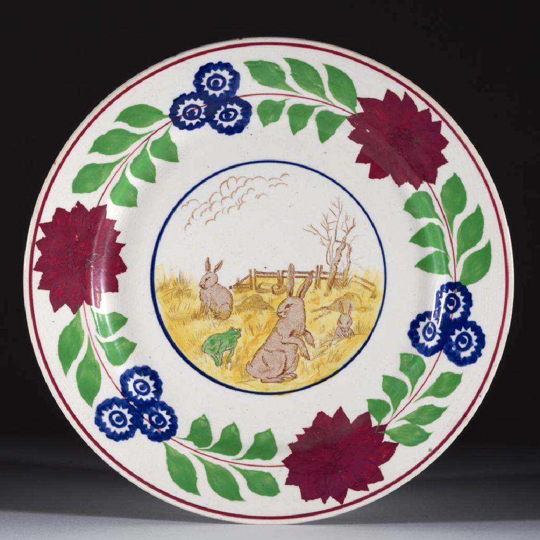 ENGLISH RABBITWARE PLATE (1 of 1)