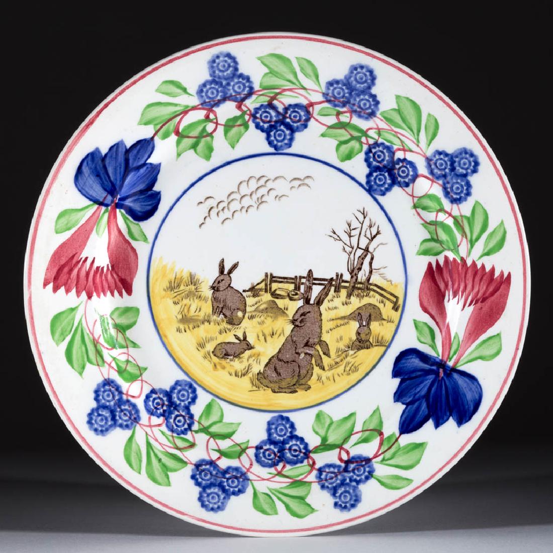 ENGLISH RABBITWARE PLATE (1 of 1)