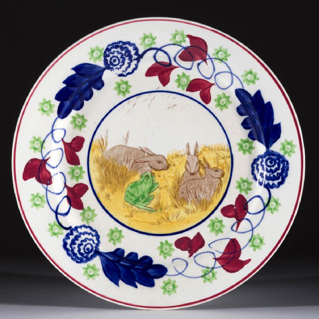 ENGLISH RABBITWARE PLATE (1 of 1)