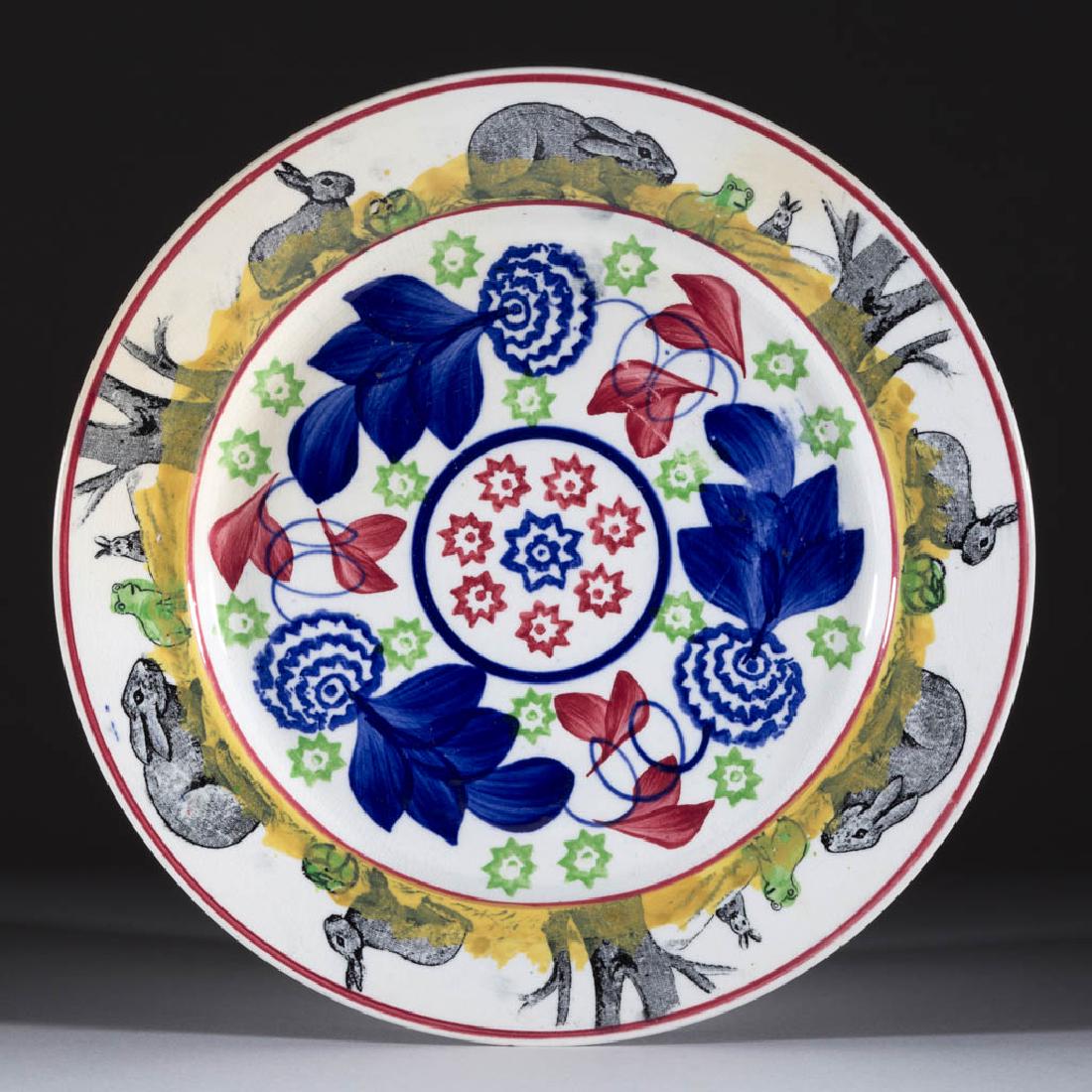 ENGLISH RABBITWARE PLATE (1 of 1)