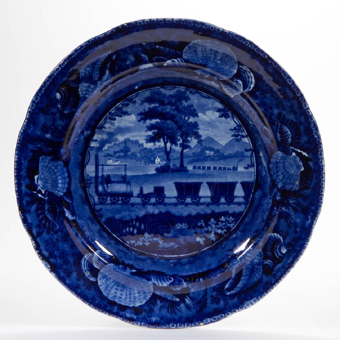 STAFFORDSHIRE TRANSFER-PRINTED AMERICAN VIEW CERAMIC (1 of 1)