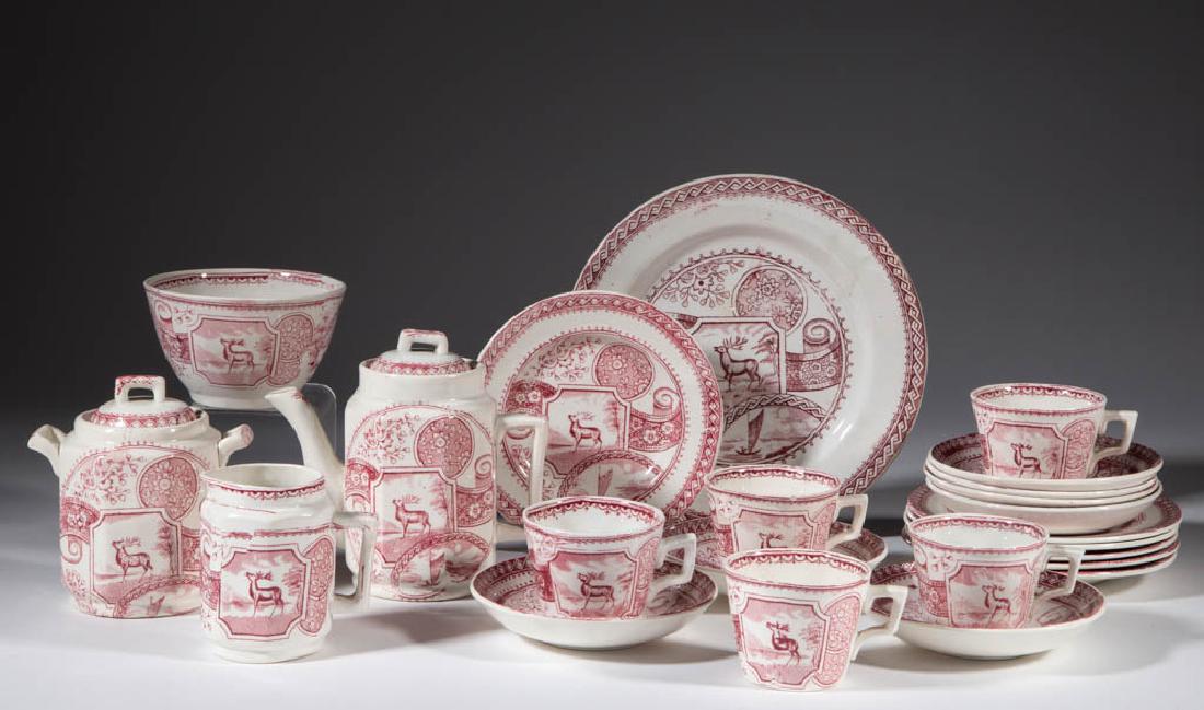 STAFFORDSHIRE TRANSFER-PRINTED CERAMIC CHILDREN'S TOY (1 of 1)