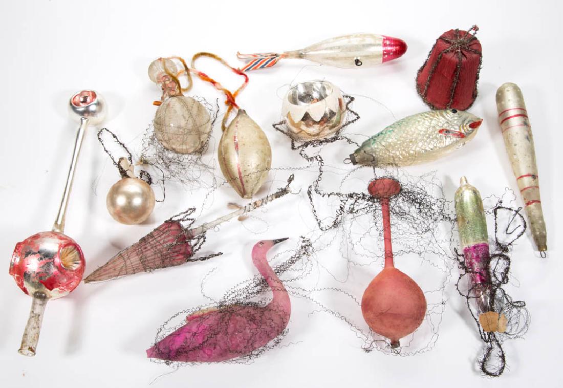 ASSORTED FIGURAL CHRISTMAS ORNAMENTS, UNCOUNTED LOT (1 of 1)