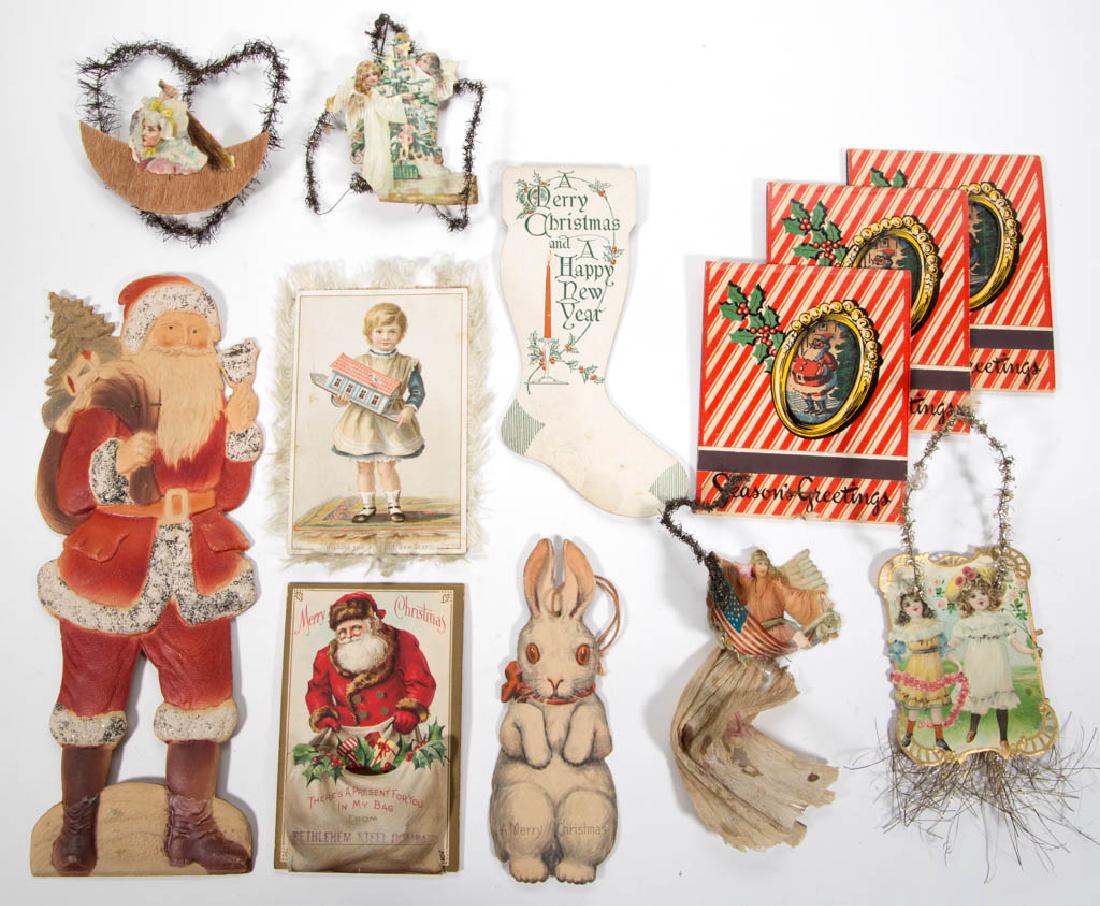 ASSORTED CHRISTMAS / EASTER PAPER ARTICLES, UNCOUNTED (1 of 2)