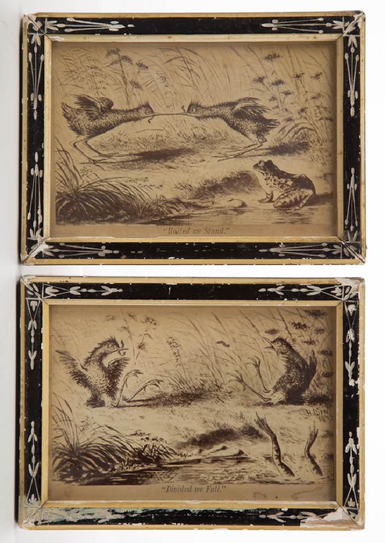 AMERICAN POLITICAL PHOTOCARDS, PAIR (1 of 1)