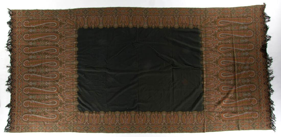 VICTORIAN PAISLEY WOOL SHAWL (1 of 4)